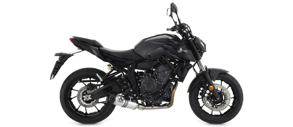 Full system with Thunder aluminium silencer with carbon fibre end cap