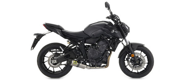 Full system with Thunder titanium silencer with carbon fibre end cap