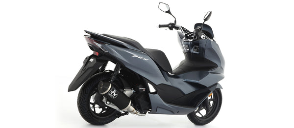 Urban aluminium "Dark" silencer with steel "Dark" end cap