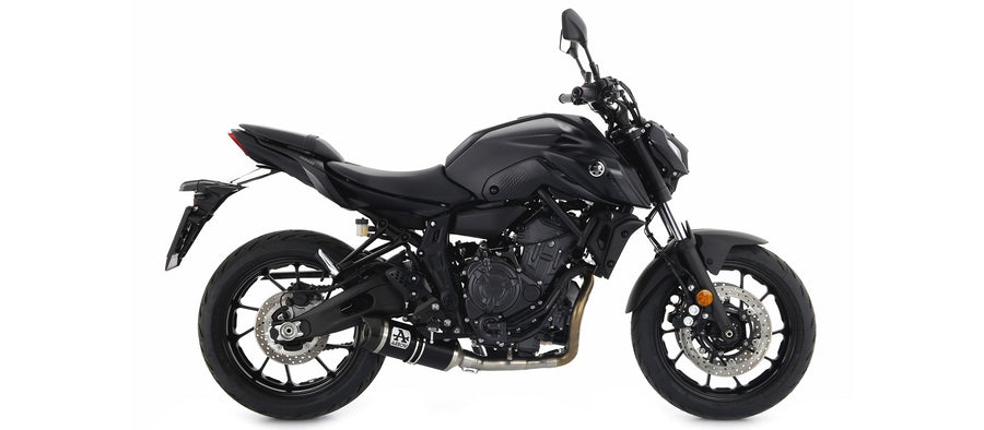 ARROW | Yamaha Mt-07 '21 Homologated Aluminum Dark Silencer — representative ARROW official product image