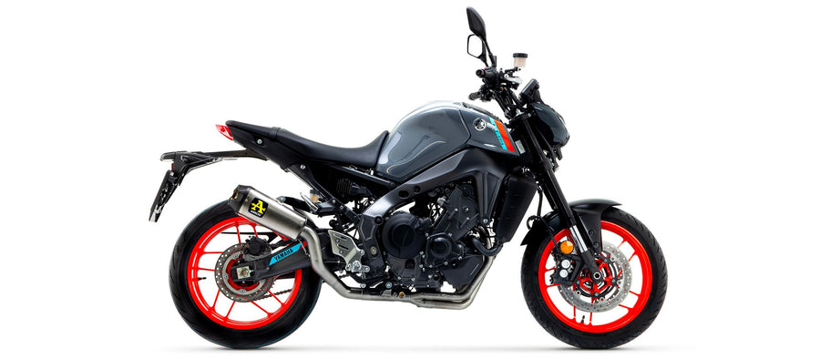 ARROW | Yamaha Mt-09 '21 Homologated Aluminum Thunder Silencer Low Version With Carbonendcap — representative ARROW official product image