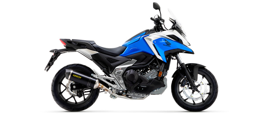 Race-Tech aluminium "Dark" silencer with carby end cap