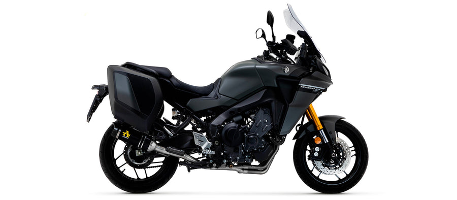 ARROW | Yamaha Tracer 9 '21 Homologated Carbon Thunder Silencer With Carbon Endcap — representative ARROW official product image