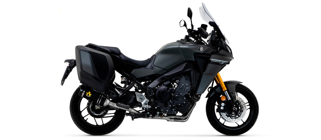 ARROW | Yamaha Tracer 9 '21 Homologated Carbon Thunder Silencer With Carbon Endcap — representative ARROW official product image