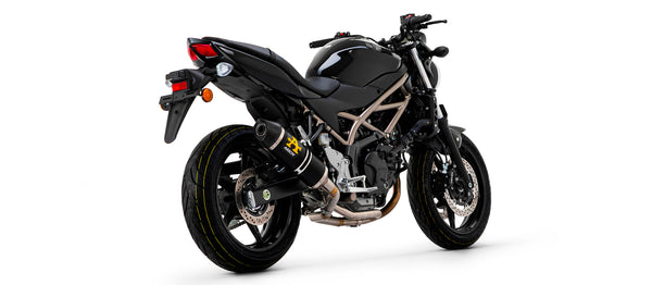 Race-Tech aluminium "Dark" silencer with carby end cap