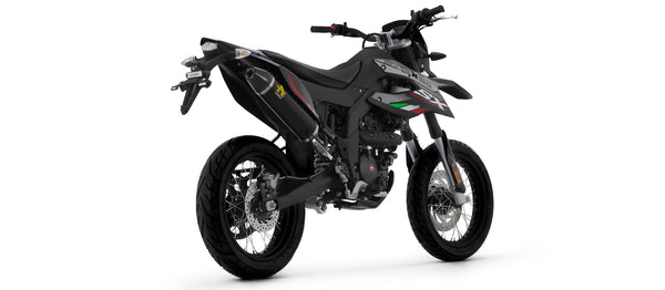 Full system with Thunder aluminium "Dark" silencer with carbon fibre end cap