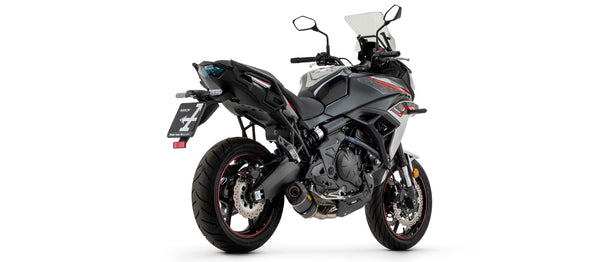 Full system with Race-Tech aluminium "Dark" silencer