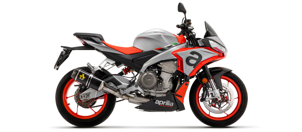 Full system with Indy Race aluminium "Dark" silencer