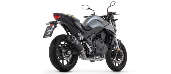 Full system with Indy Race aluminium "Dark" silencer