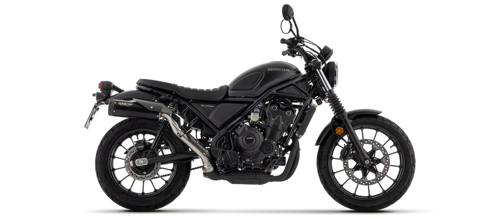 Rebel silencer with aluminium "Dark" end cap
