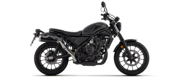 Rebel silencer with aluminium polish end cap