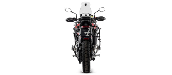 Veloce aluminium "Dark" silencer for sidebags