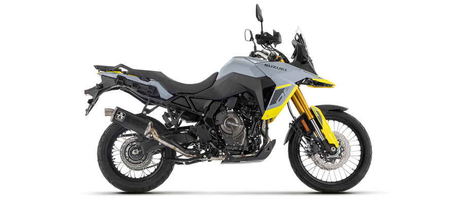 Full system with Indy Race aluminium "Dark" silencer