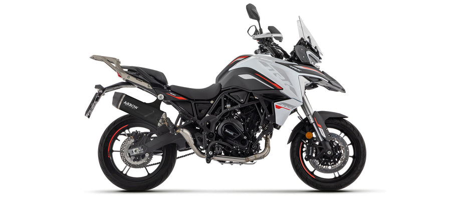 ARROW | Benelli Trk 702 / Trk702x E5+ 2025 Indy Race Aluminium Dark Exhaust — representative ARROW official product image
