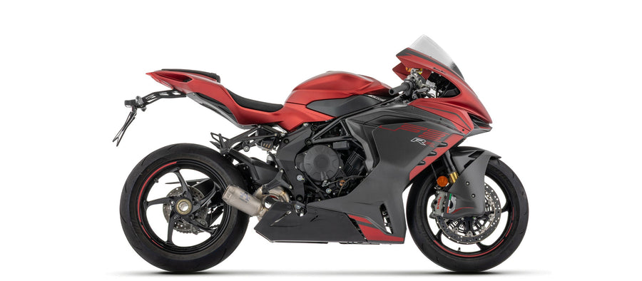 ARROW | Mv Agusta F800rr E5 '25/E5+ '26 Stainless Steel Collectors — representative ARROW official product image