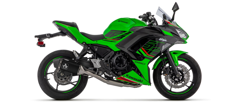 ARROW | Kawasaki Ninja 650 - Z650 '24/25 Euro 5+ Veloce Aluminium Dark Exhaust — representative ARROW official product image