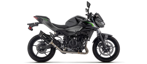 Full system with Indy Race EVO aluminium "Dark" silencer