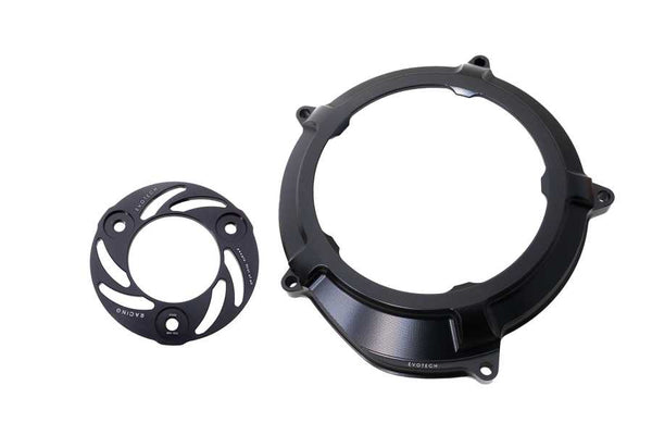 Black kit KTM clear clutch cover