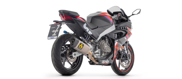 Full system with Pista titanium silencer