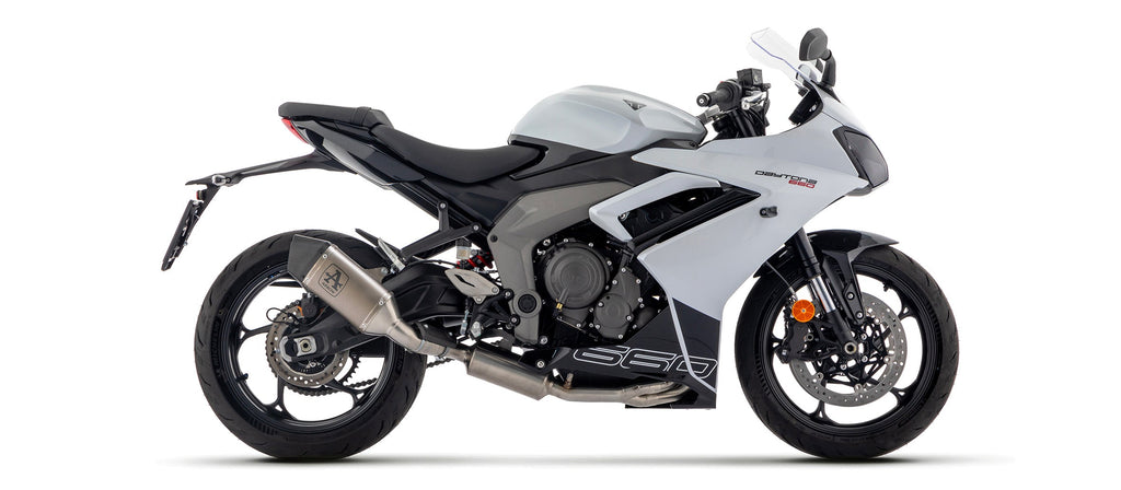ARROW | Triumph Daytona 660 Full Titanium Full System With Indy Race Evo Exhaust — representative ARROW official product image