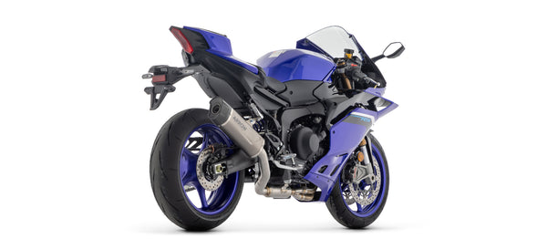 Full system with Indy Race EVO titanium silencer with carbon end cap