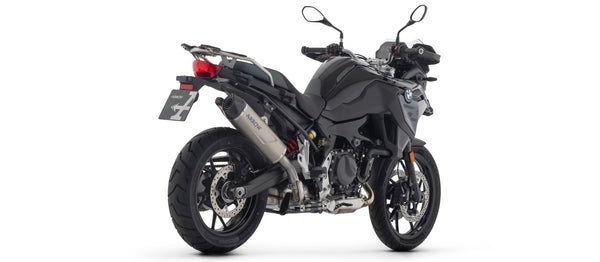 Full system with Indy Race EVO titanium silencer with carbon end cap