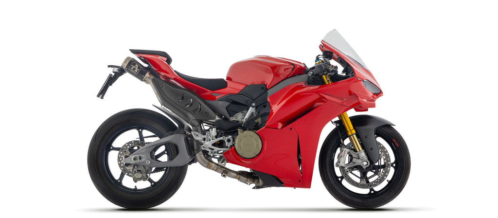 ARROW | Ducati Panigale V4 E5+ 2025 Full System Evo "Low Sound" With Pro Race Silencers — representative ARROW official product image