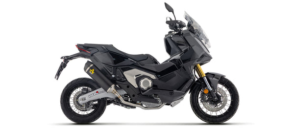 Full system with Race-tech aluminium "Dark" silencer - long version