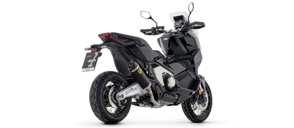 Full system with Race-tech aluminium "Dark" silencer - short version