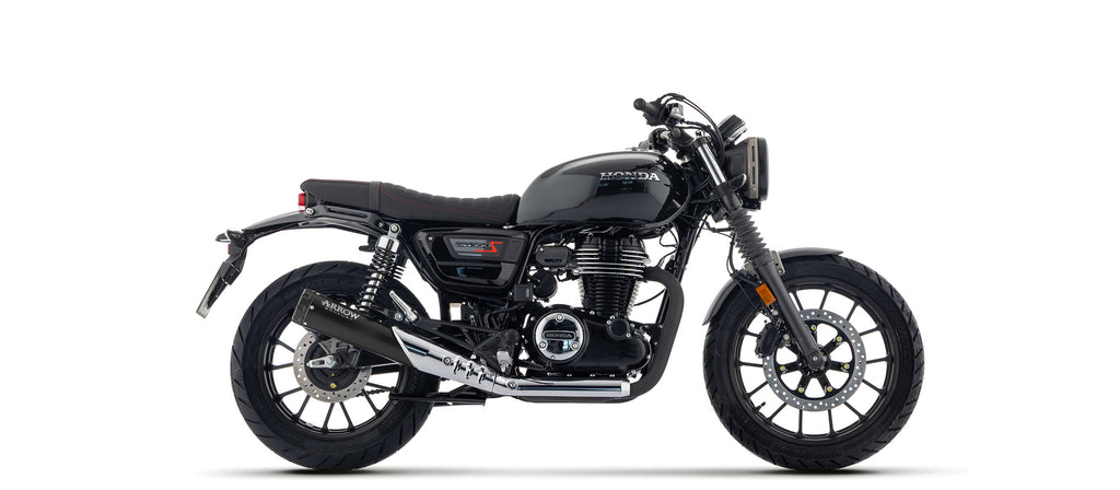 Rebel silencer with aluminium "Dark" end cap