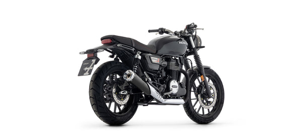 Rebel silencer with aluminium polish end cap