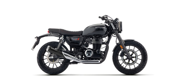 Rebel silencer with aluminium polish end cap