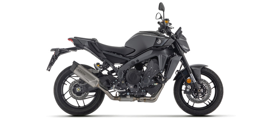 Full system with Indy Race EVO titanium silencer with carbon end cap