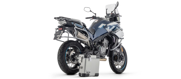 Race-Tech titanium silencer with carby end cap