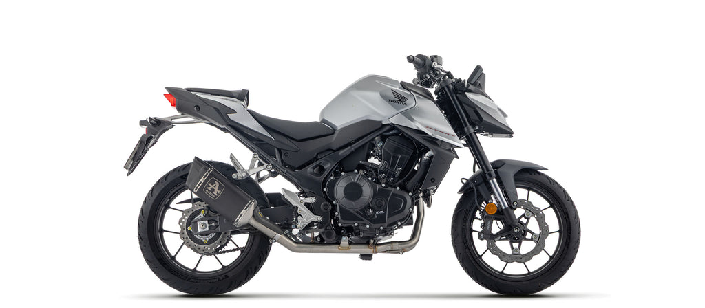 Full system with Pista titanium "Dark" silencer