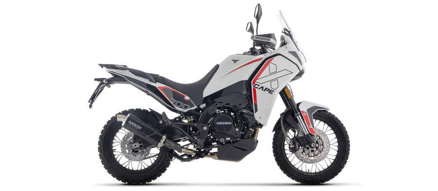 Indy Race EVO aluminium "Dark" silencer with steel end cap with carbon heel guard