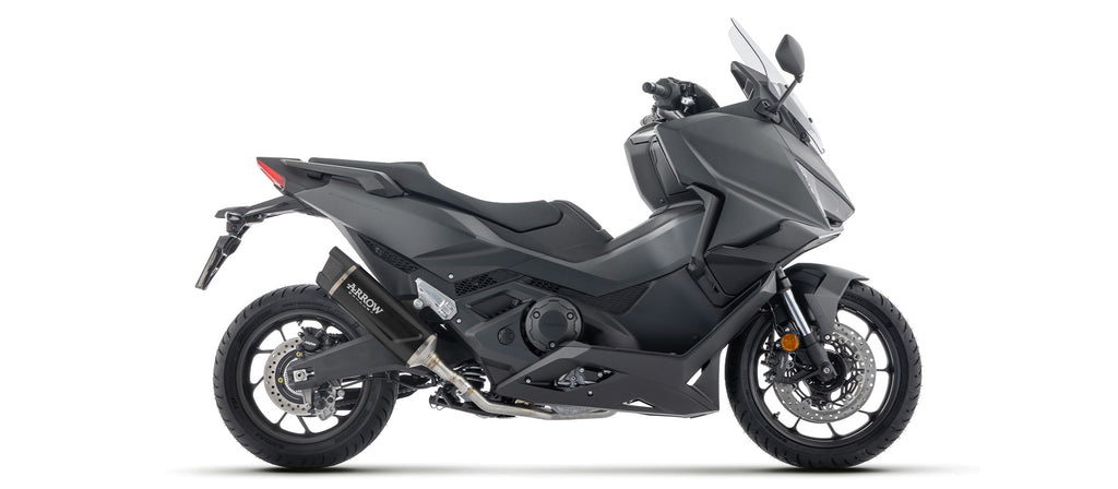 Full system with Indy Race EVO aluminium "Dark" silencer