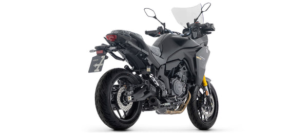 Full system racing with Icon aluminium "Dark" silencer