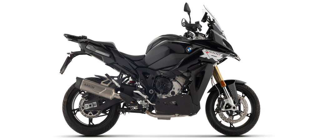 Full system with Indy Race EVO titanium silencer with carbon end cap