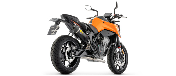 Full system with Race-Tech aluminium "Dark" silencer