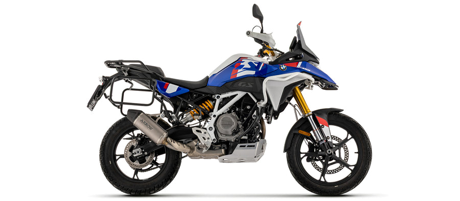Indy Race EVO titanium silencer with carby end cap