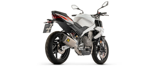 Full system with Pista titanium silencer