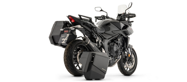 Indy Race EVO aluminium "Dark" silencer with carby end cap