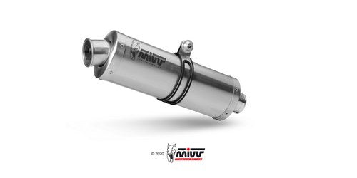 MIVV YAMAHA TENERE' 700 2019 > 2024 Oval Stainless Steel SLIP-ON Y.064.LX1