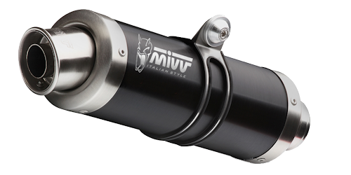 MIVV ZONTES ZT 125 G1 2021 > 2024 GP Black Stainless Steel FULL SYSTEM Z.001.LXB