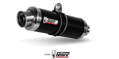 MIVV YAMAHA MT-03 2016 > 2024 GP Carbon SLIP-ON Y.055.L2S