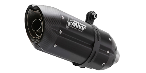 MIVV YAMAHA MT-10 2016 > 2022 Suono Black Stainless Steel SLIP-ON Y.057.L9