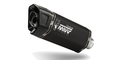 MIVV TRIUMPH STREET TRIPLE 765 R / RS 2025 > 2026 SR-1 Black titanium FULL SYSTEM T.030.LR1TB