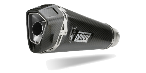 MIVV TRIUMPH SPEED TRIPLE 1050 R / S / RS 2018 > 2020 Delta Race Carbon SLIP-ON T.021.LDRC