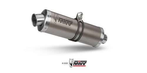MIVV YAMAHA TENERE' 700 2019 > 2024 Oval Titanium SLIP-ON Y.064.L4